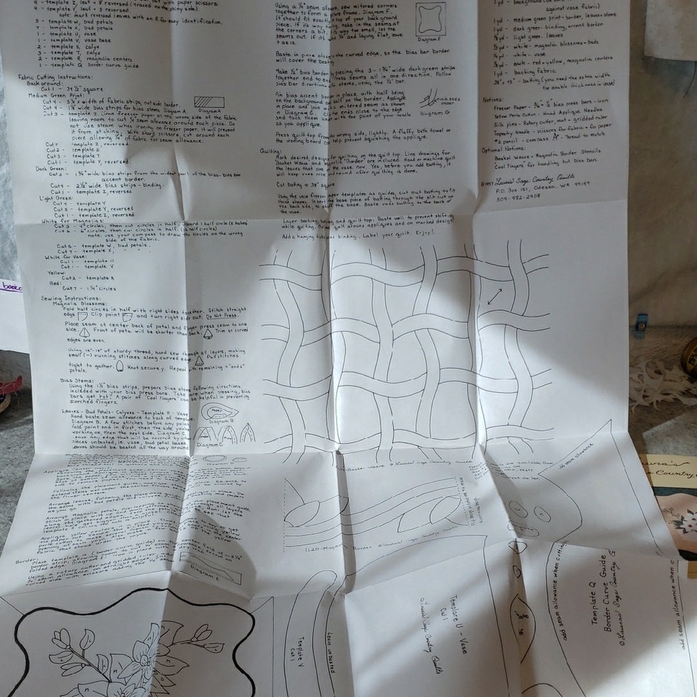 "Magnolias" Pattern - Picture 3 of 3